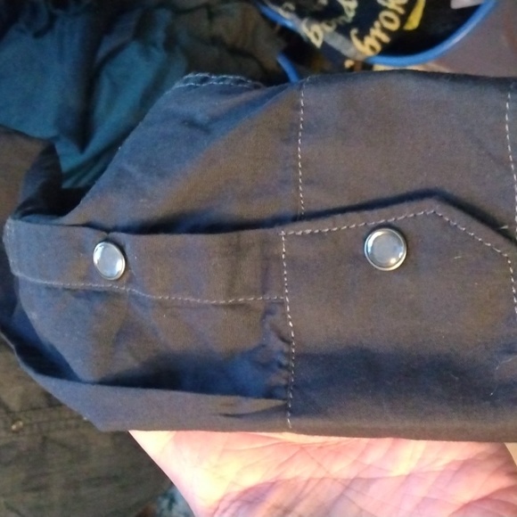 Men's Guess charcoal grey long sleeve dress shirt Sz small New - Picture 7 of 16